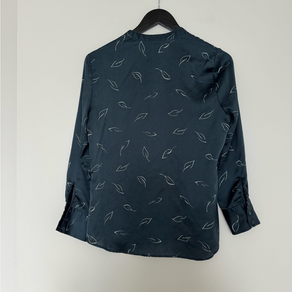 Zara Basic Satin Effect Print Blouse - image 2
